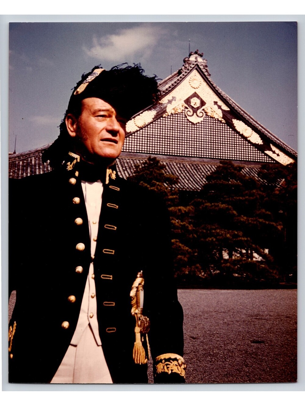 John Wayne Photo John Wayne In Dress Uniform Photo Movie Star Photo Reprint